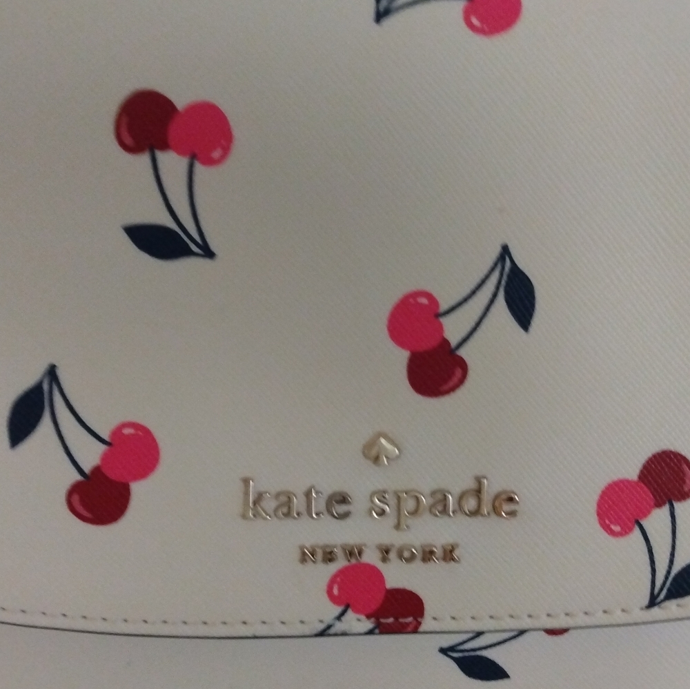 Kate Spade Cherry Crossbody and Zip Around Wallet Set